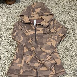 Lululemon Athletica Tan Camouflage Hoodie